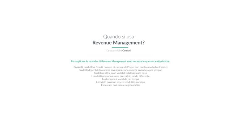 corso Revenue management online gratis - a cosa serve