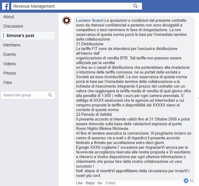 come modificare contratto grossisti